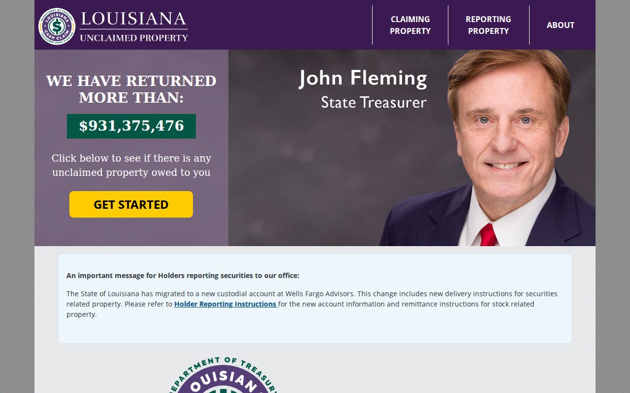 Houma ZIP code directory unclaimed property search